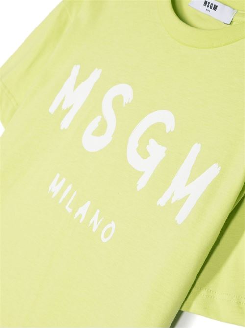 T shirt bambina con stampa MSGM KIDS | MS029372086